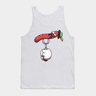 Oktoberfest Sausage On Vork Tank Top